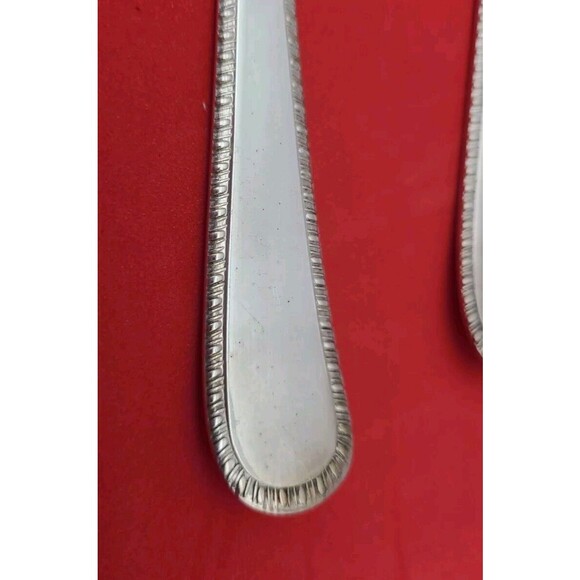 Set WA Sheffield England Serving Silver Plated Salad Spoon & Fork 10” Vintage - Picture 2 of 6